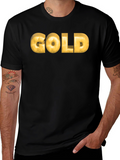Gold T-Shirt - Stylish Trendy Look