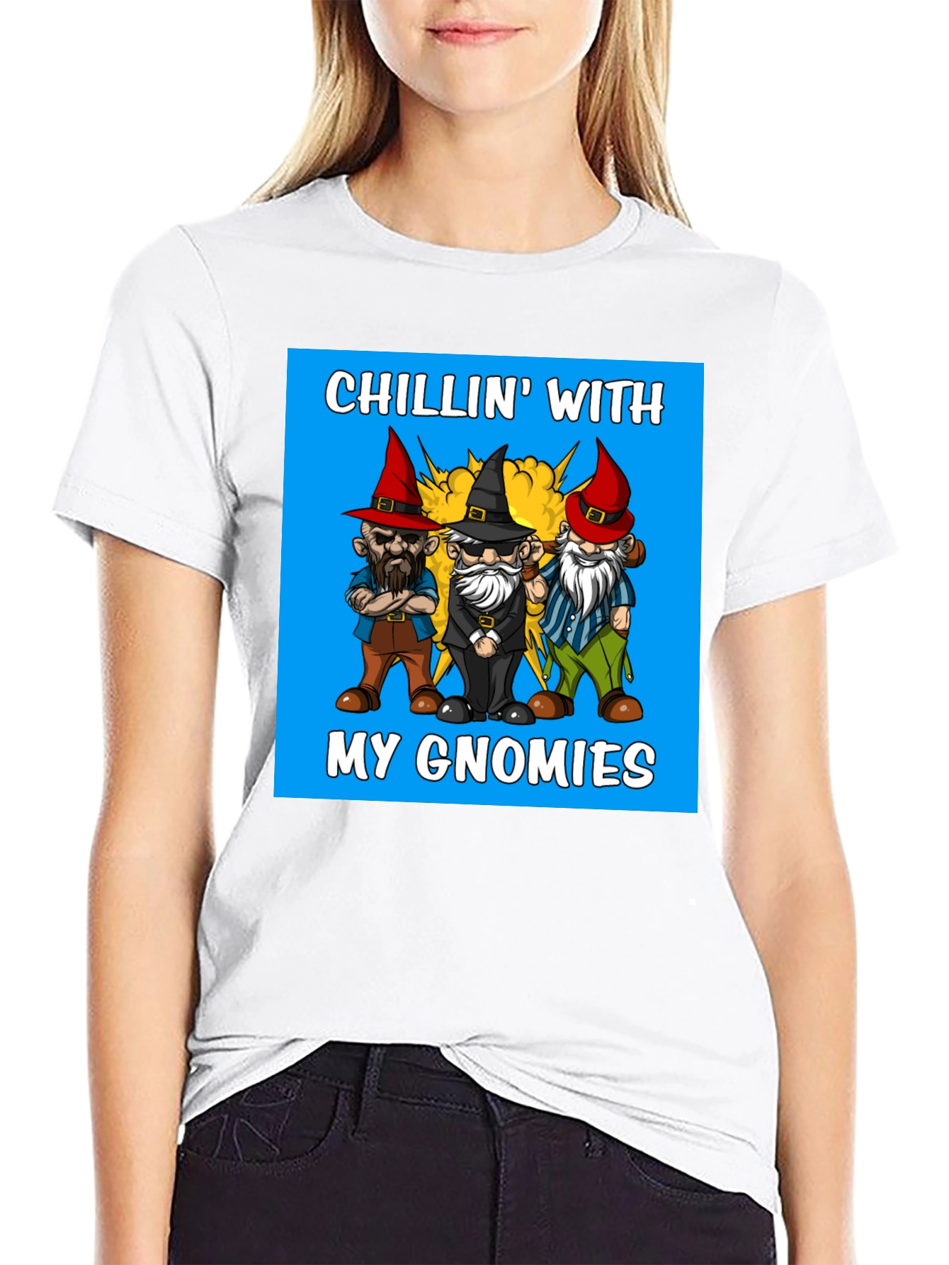 Chillin With My Gnomies Graphic Tee