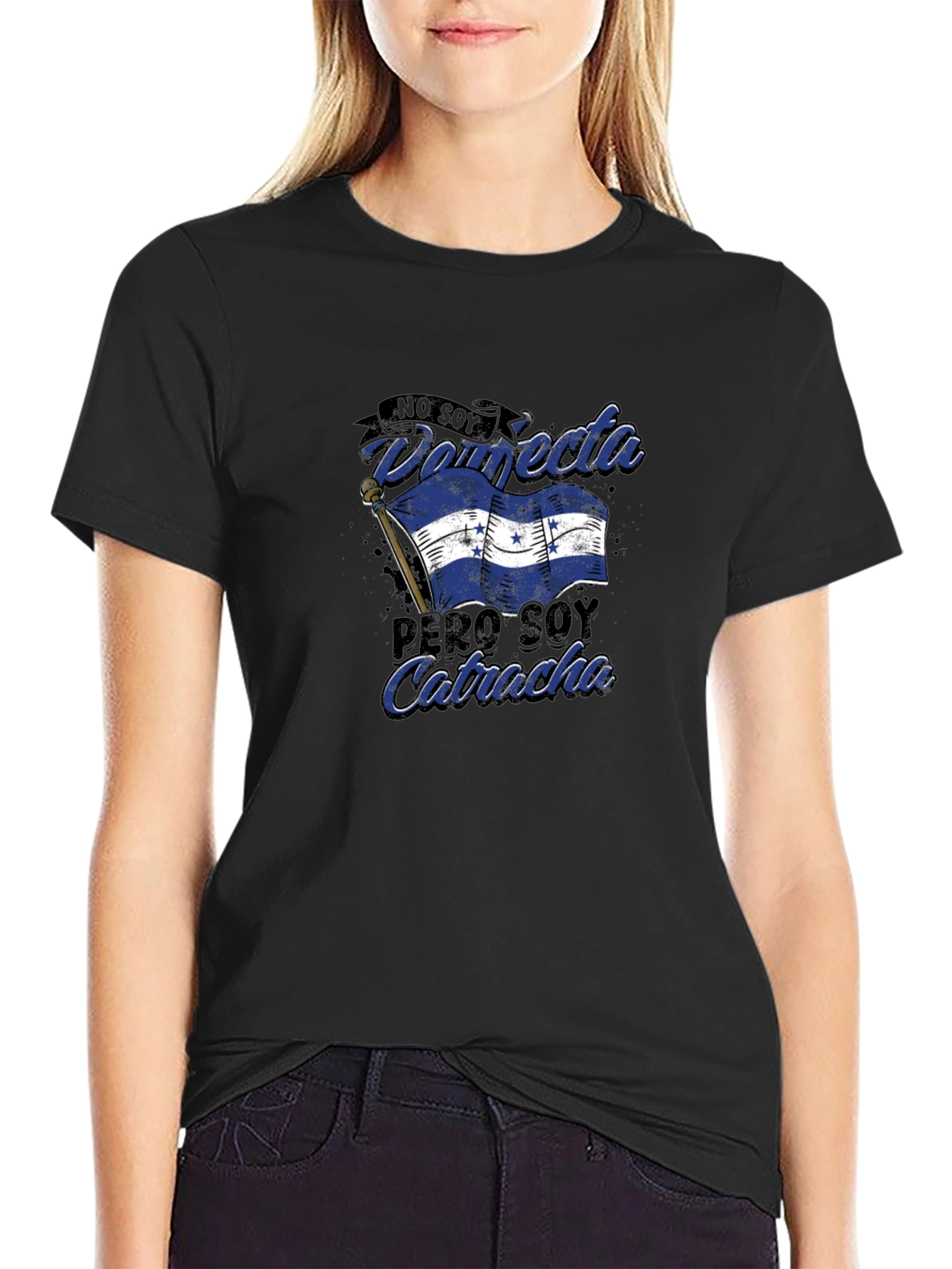 Honduras Pride Graphic T-Shirt - No Soy Perfecta Catracha