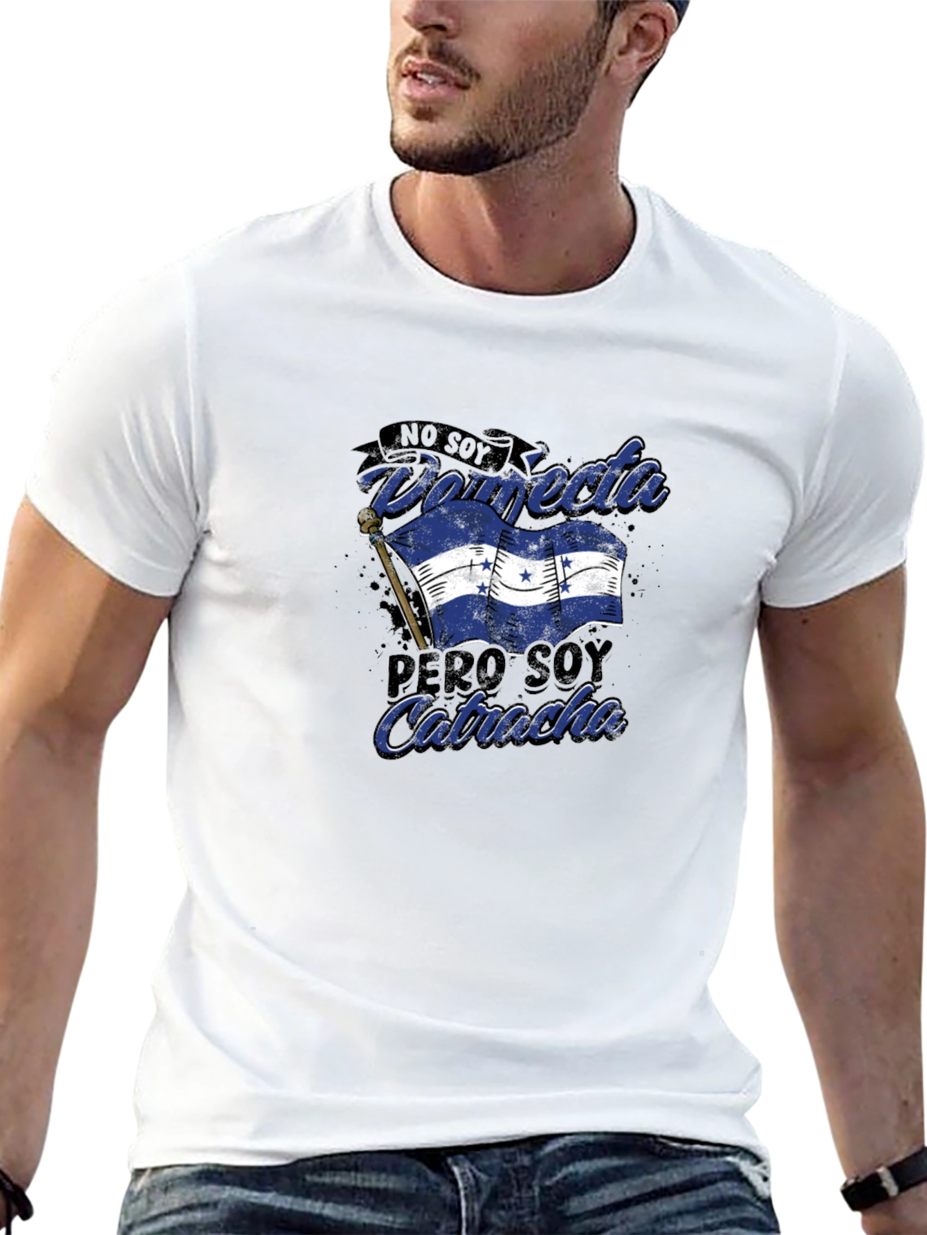 Honduras Pride Graphic T-Shirt - No Soy Perfecta Catracha