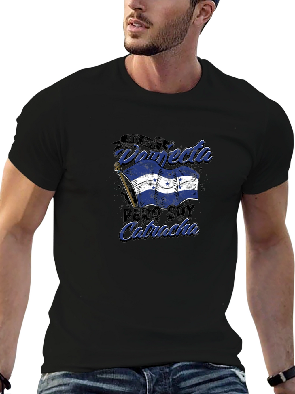 Honduras Pride Graphic T-Shirt - No Soy Perfecta Catracha