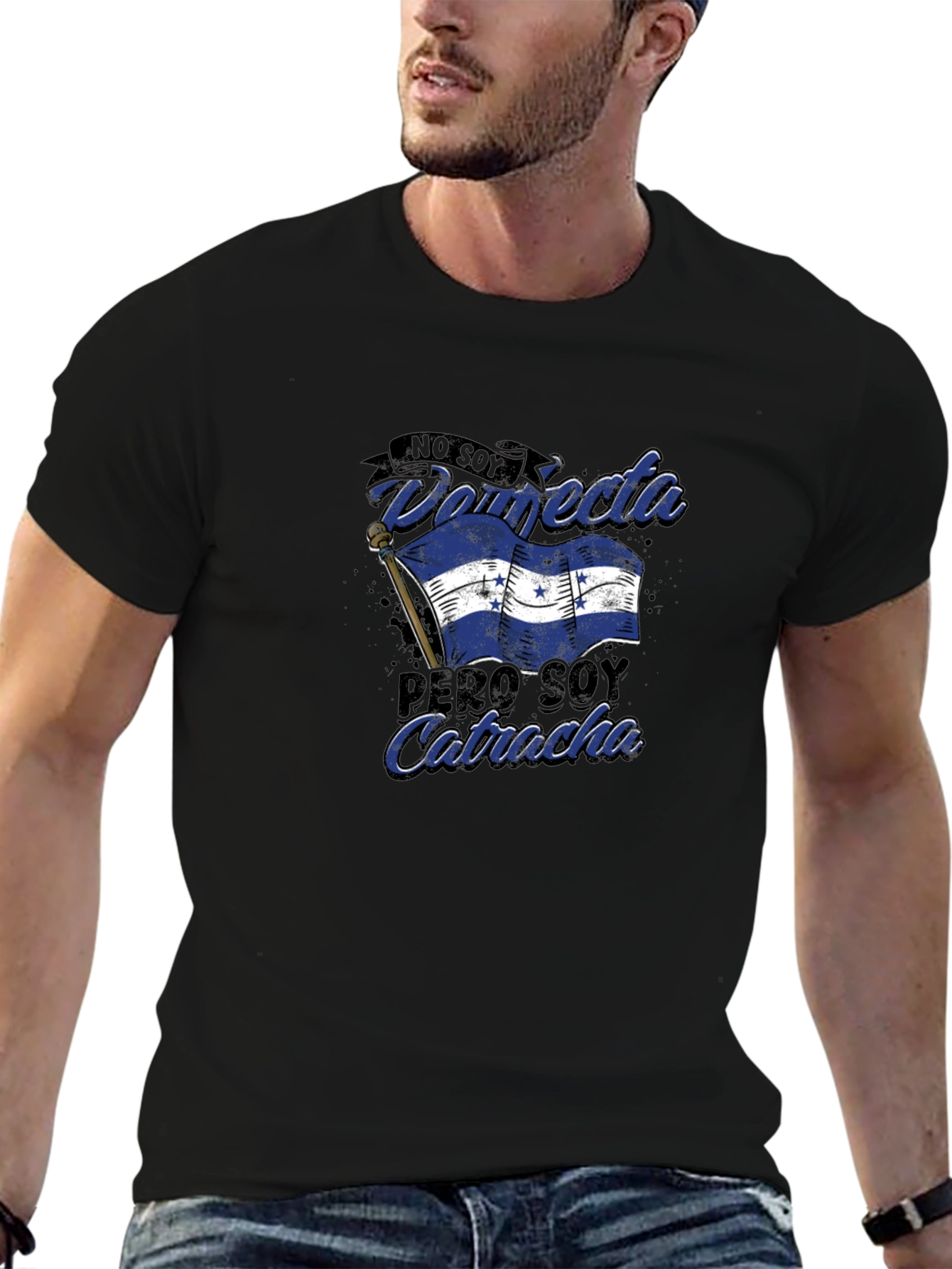 Honduras Pride Graphic T-Shirt - No Soy Perfecta Catracha