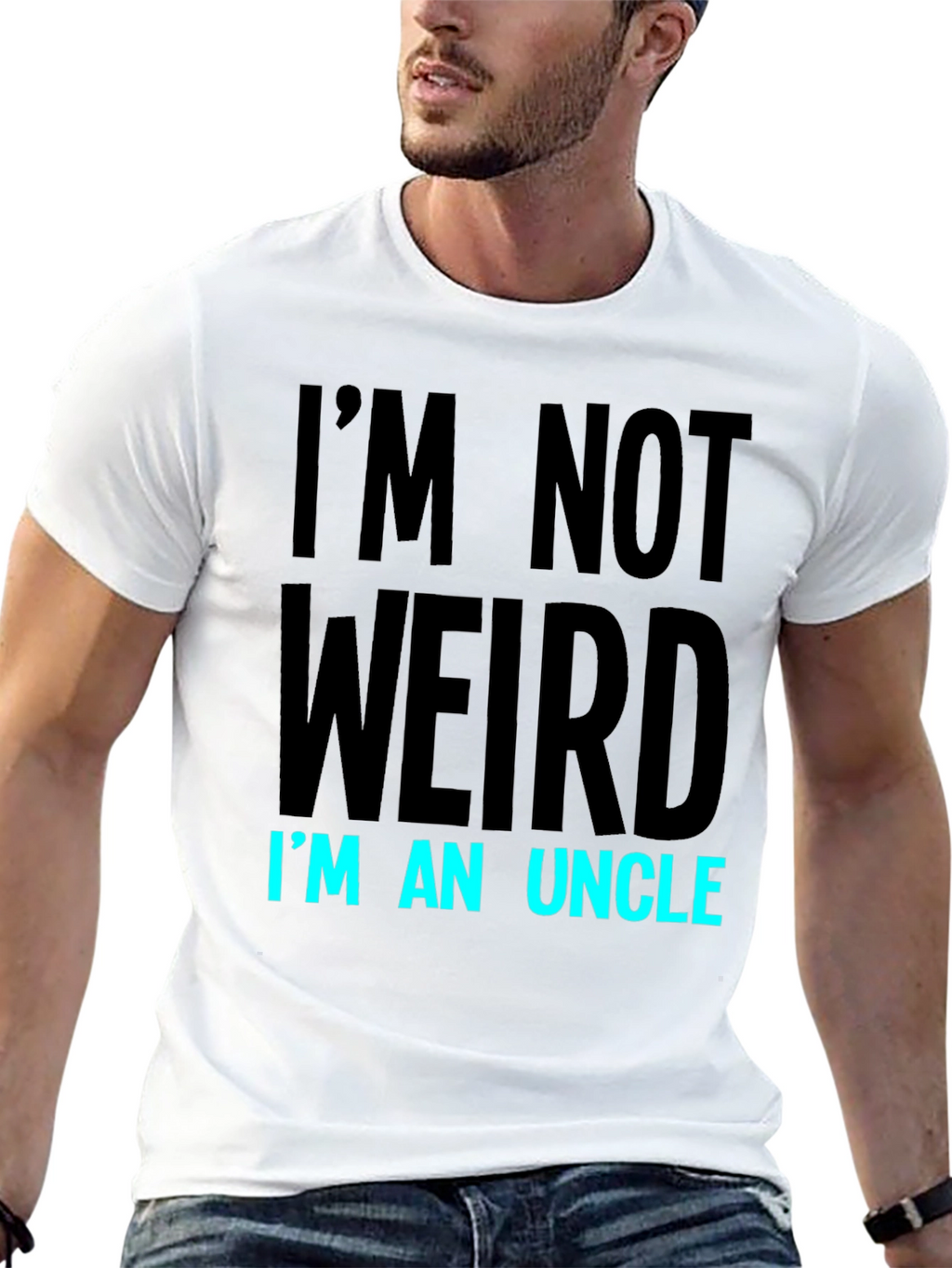 Im Not Weird Im An Uncle Graphic Tee