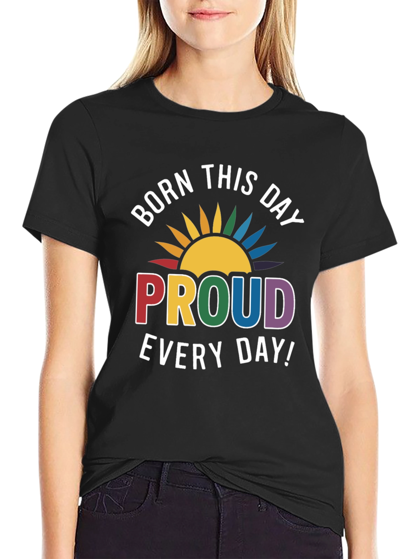 Born This Day Proud Every Day LGBTQ+ T-Shirt