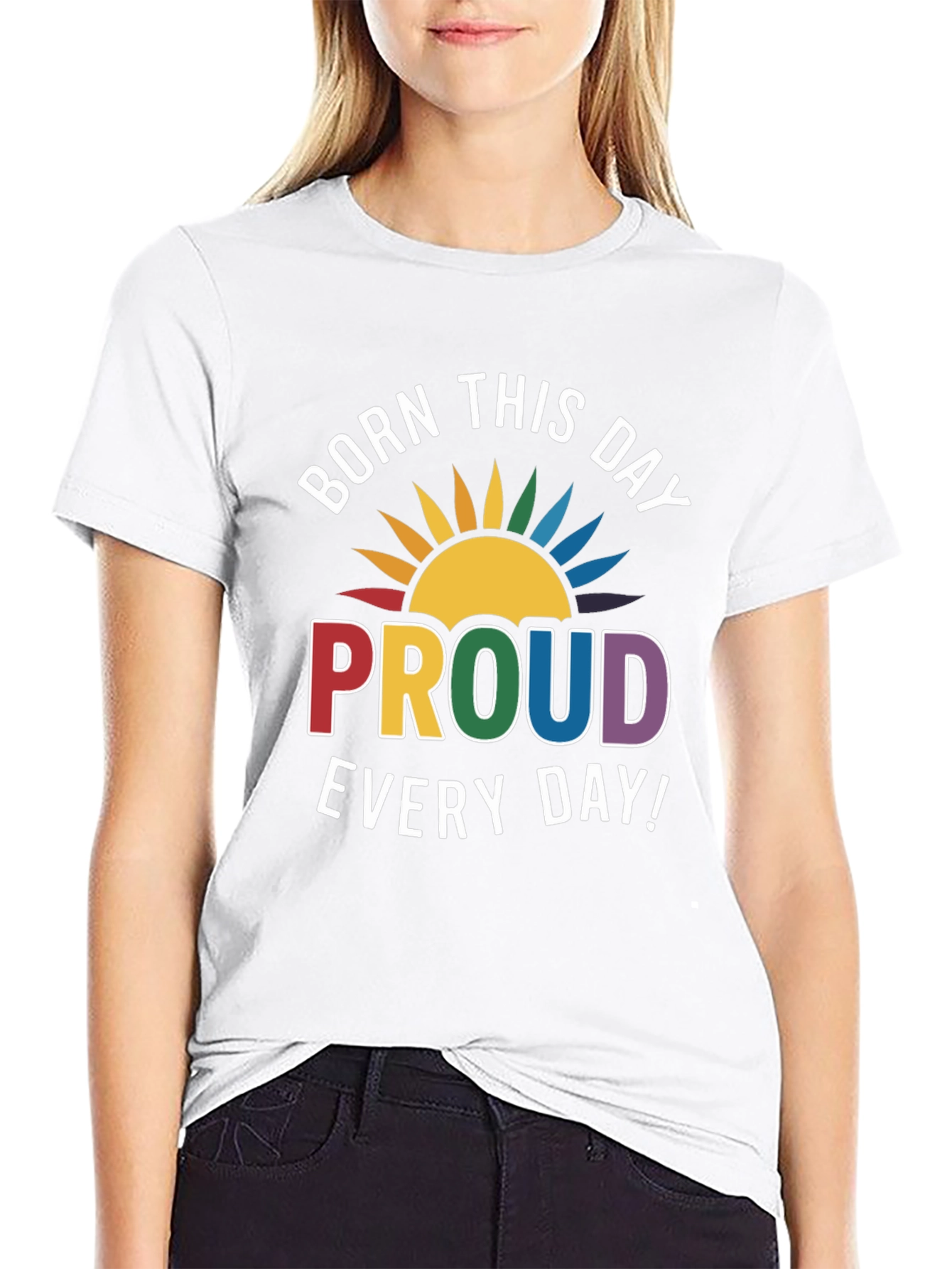 Born This Day Proud Every Day LGBTQ+ T-Shirt