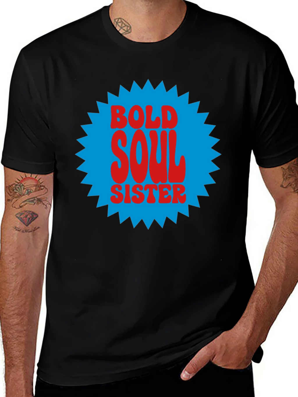 Bold Soul Sister Graphic Tee - Retro Style