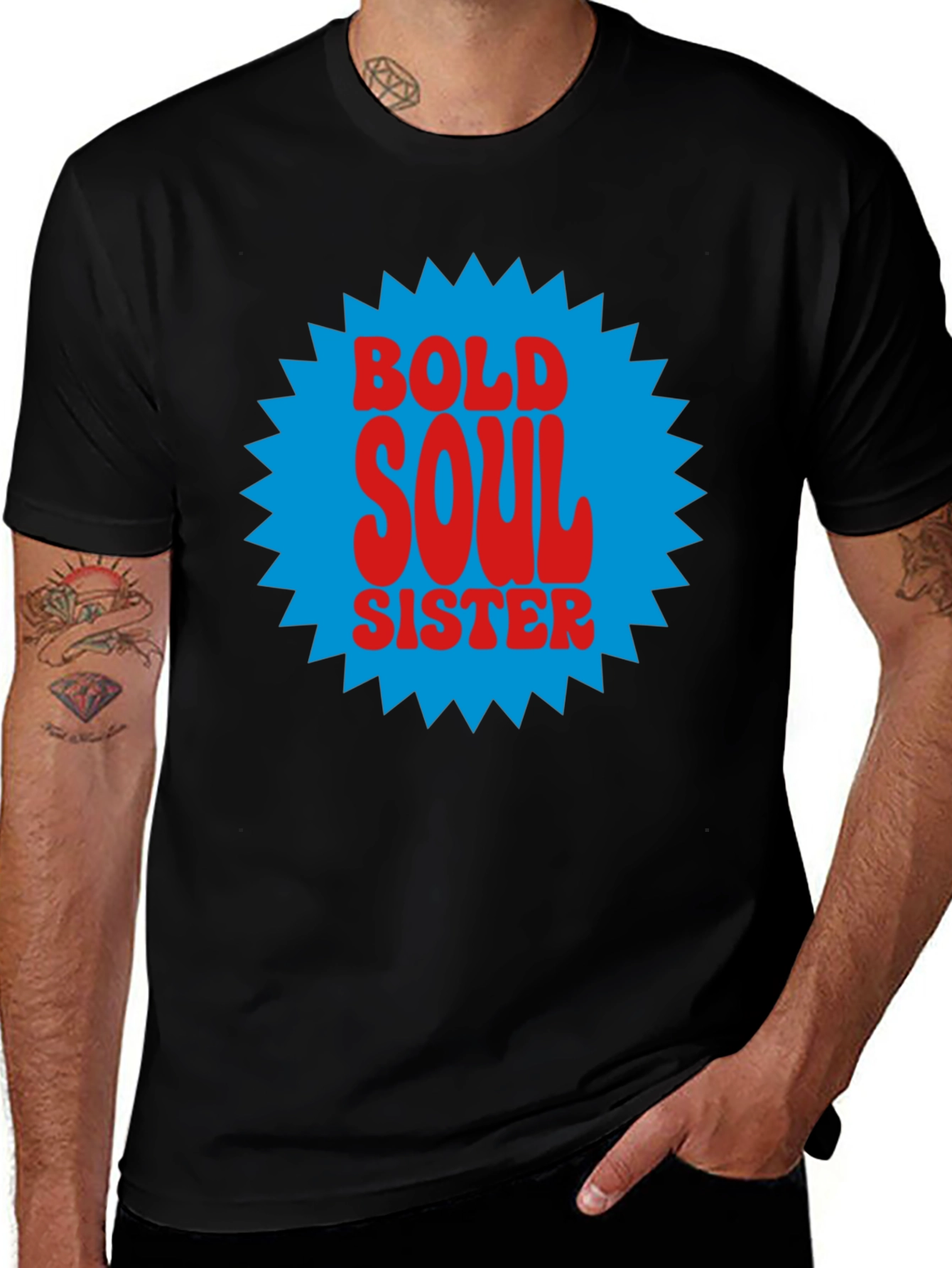 Bold Soul Sister Graphic Tee - Retro Style