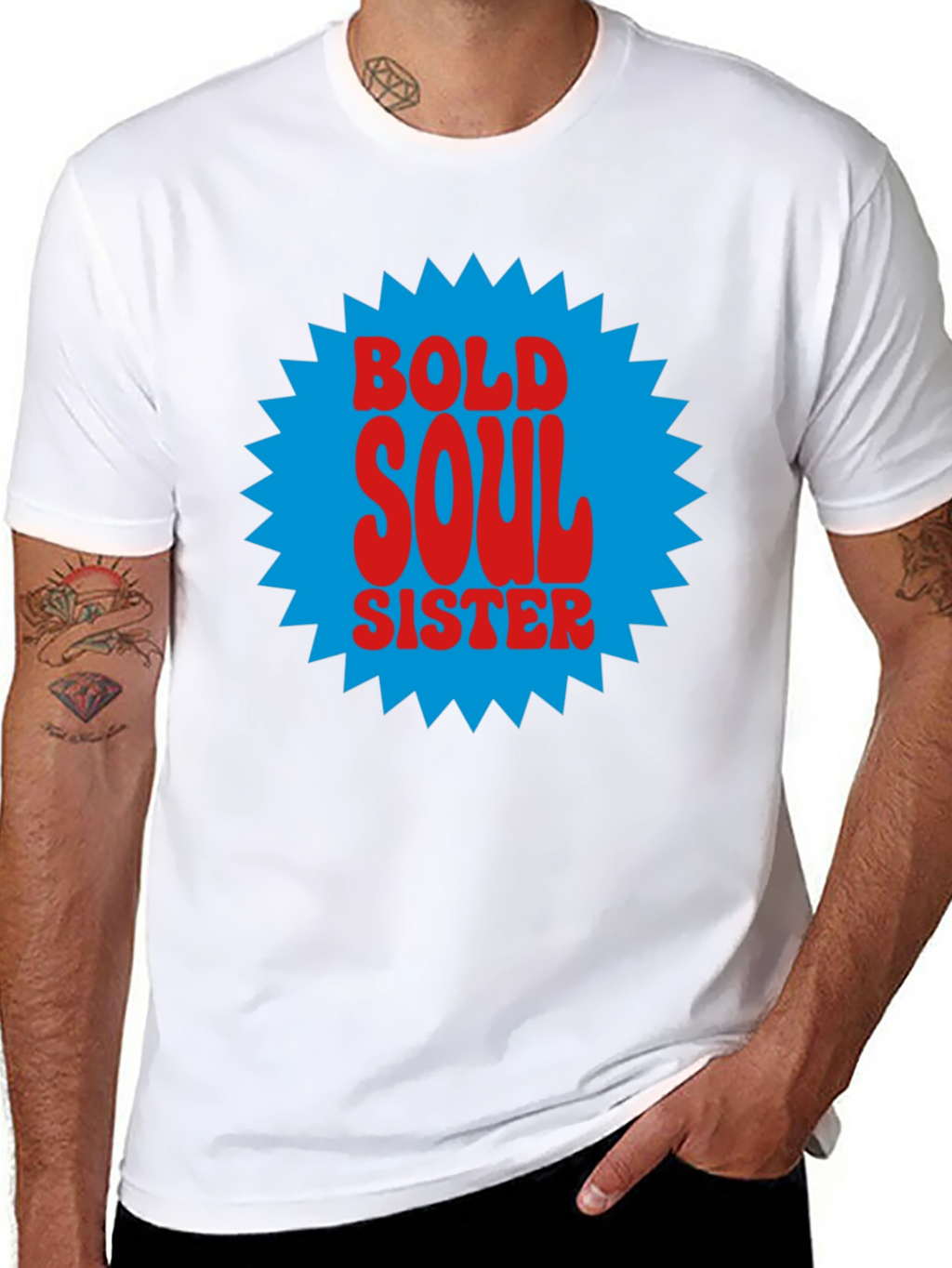 Bold Soul Sister Graphic Tee - Retro Style