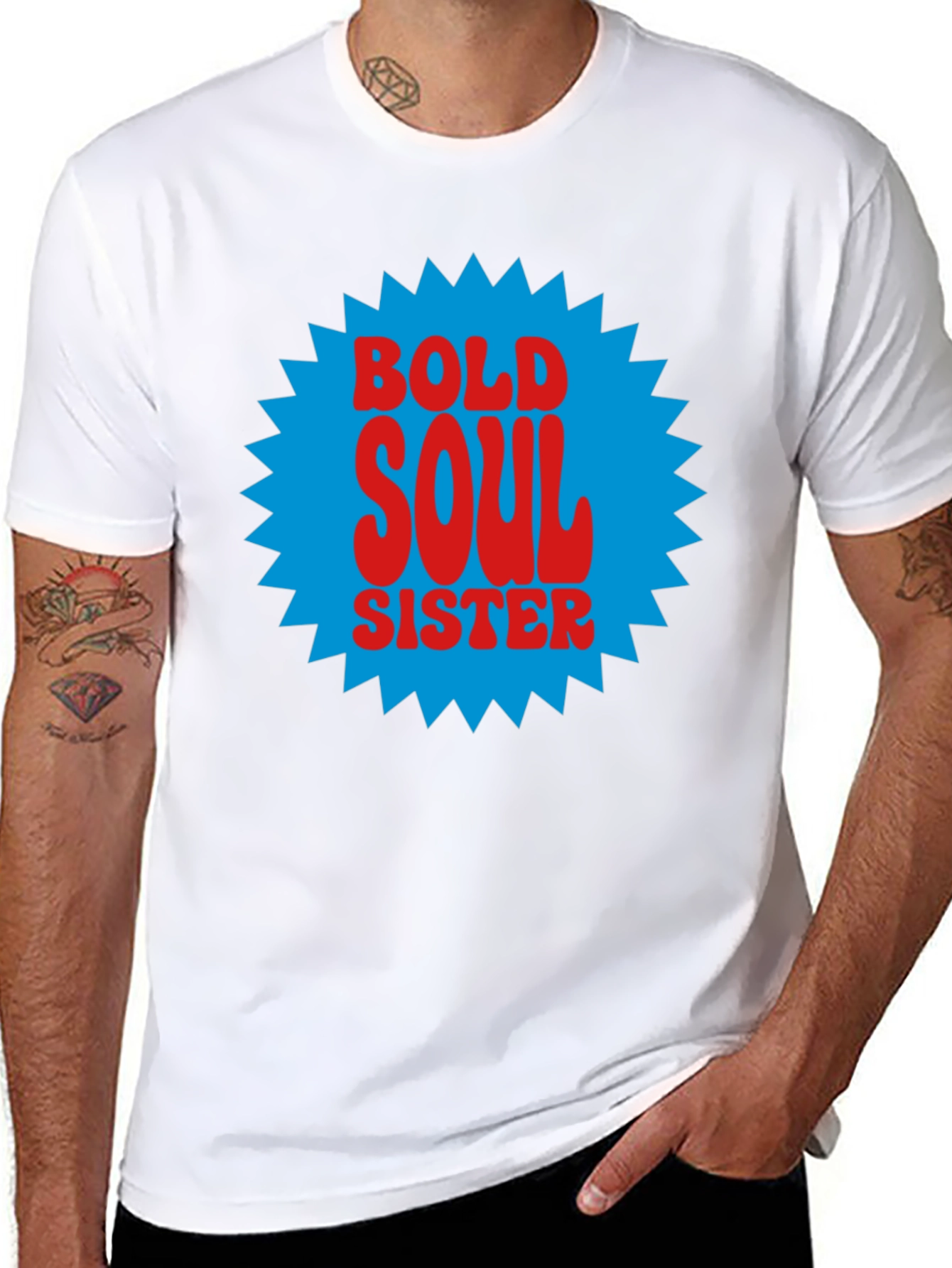 Bold Soul Sister Graphic Tee - Retro Style