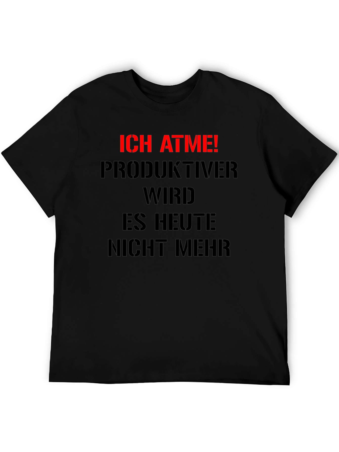 Ich Atme! Graphic Tee - Funny German Slogan T-Shirt