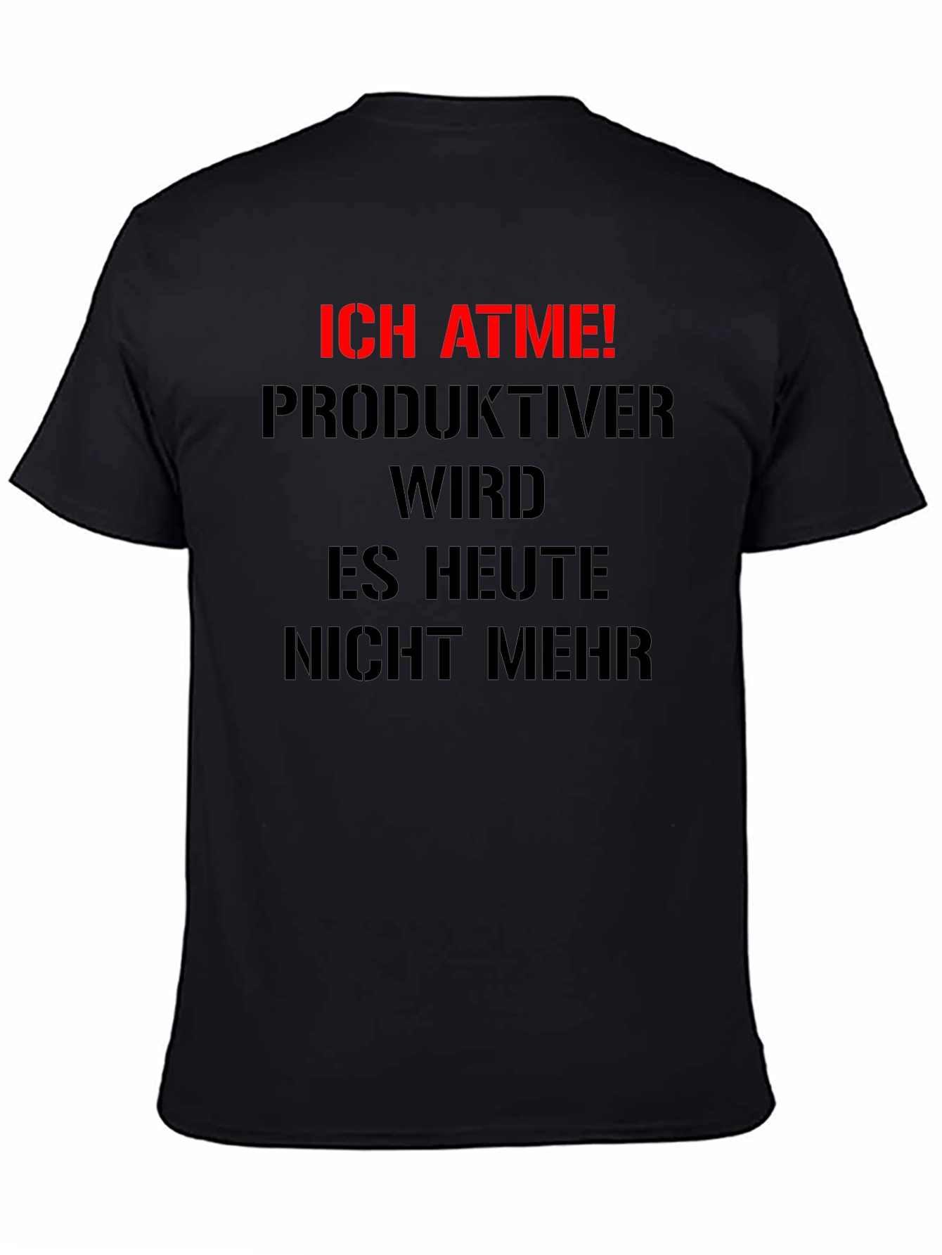 Ich Atme! Graphic Tee - Funny German Slogan T-Shirt