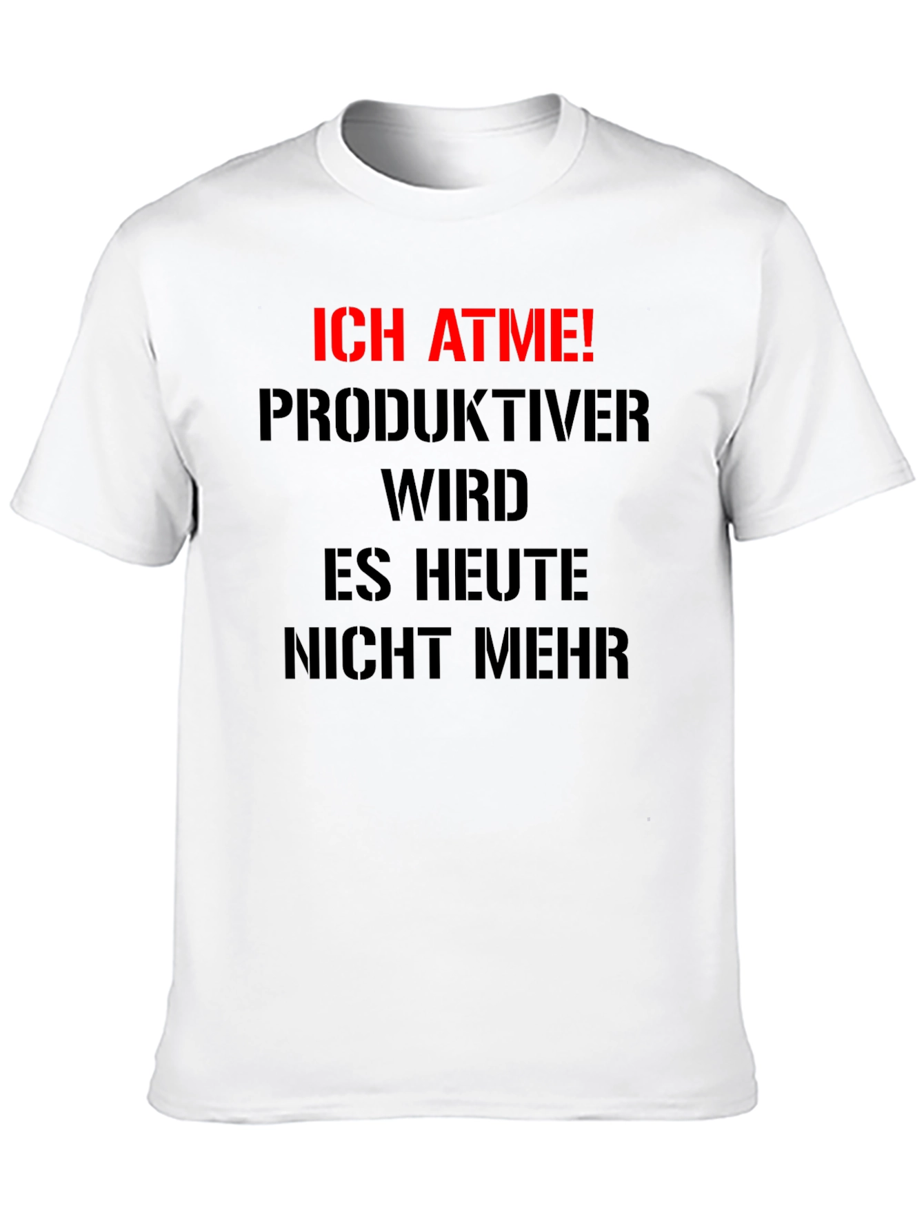 Ich Atme! Graphic Tee - Funny German Slogan T-Shirt