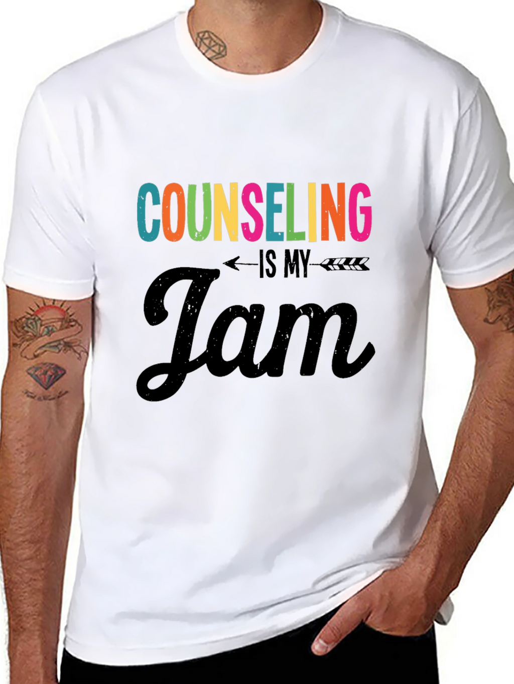 Counseling Is My Jam Graphic T-Shirt