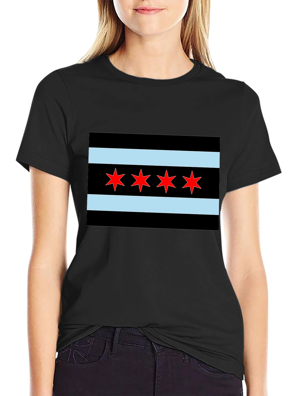 Chicago Flag Graphic T-Shirt