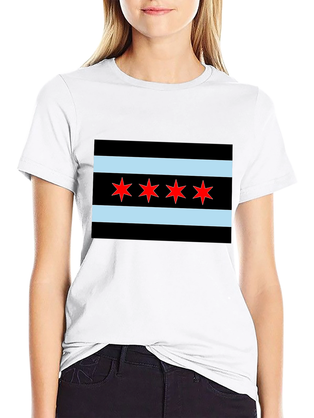 Chicago Flag Graphic T-Shirt