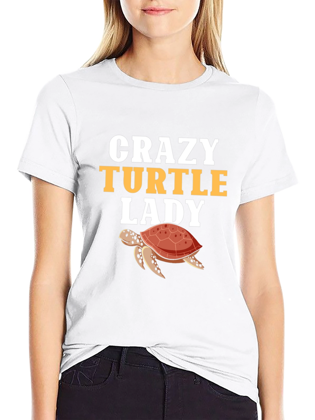 Crazy Turtle Lady Graphic T-Shirt