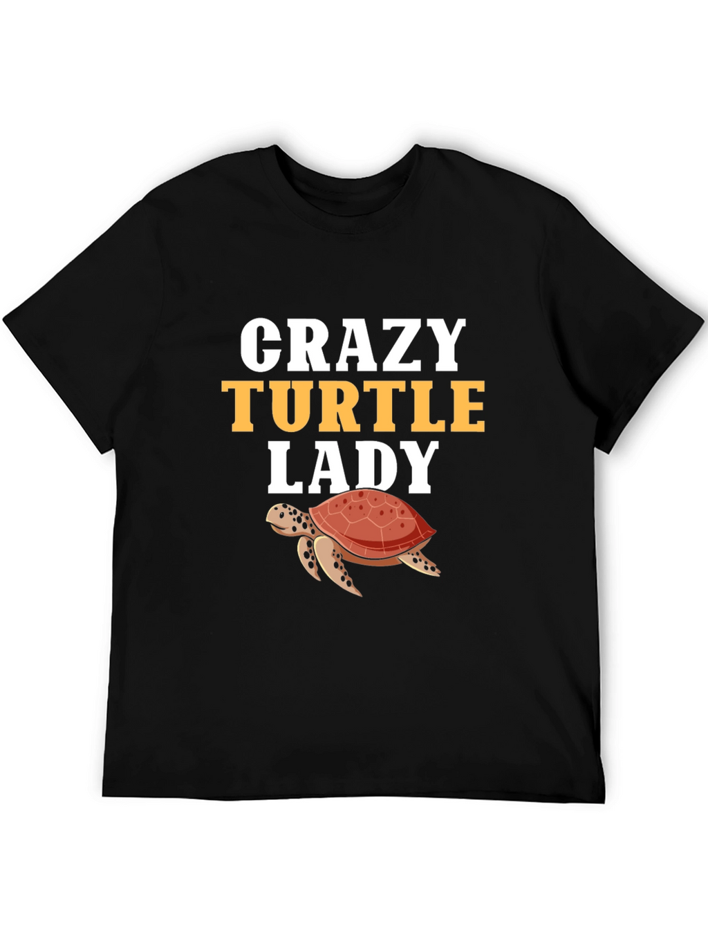 Crazy Turtle Lady Graphic T-Shirt