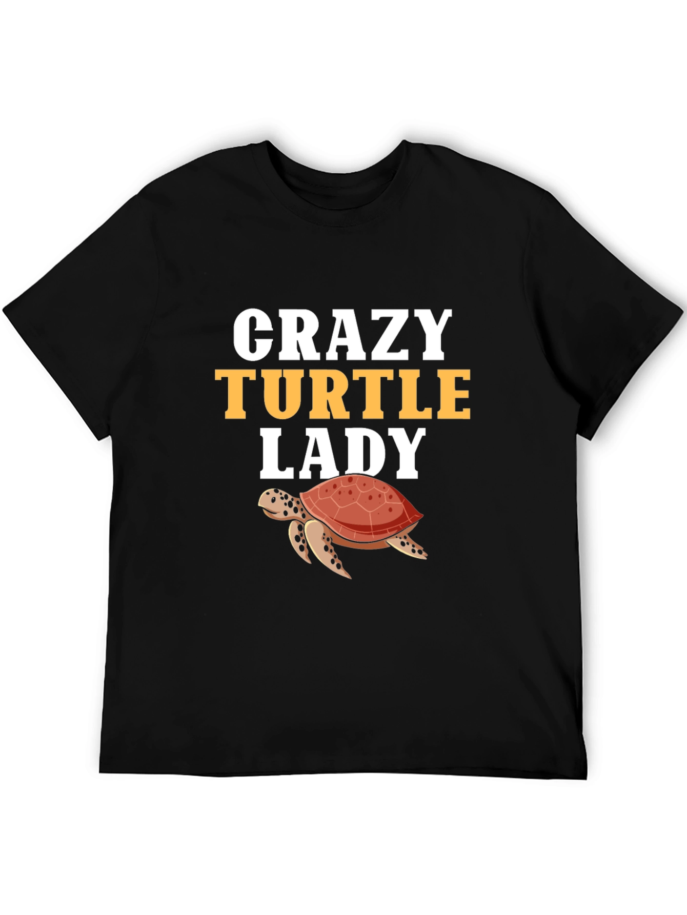 Crazy Turtle Lady Graphic T-Shirt