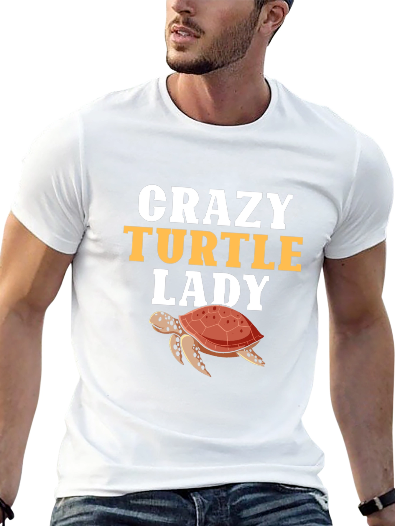 Crazy Turtle Lady Graphic T-Shirt