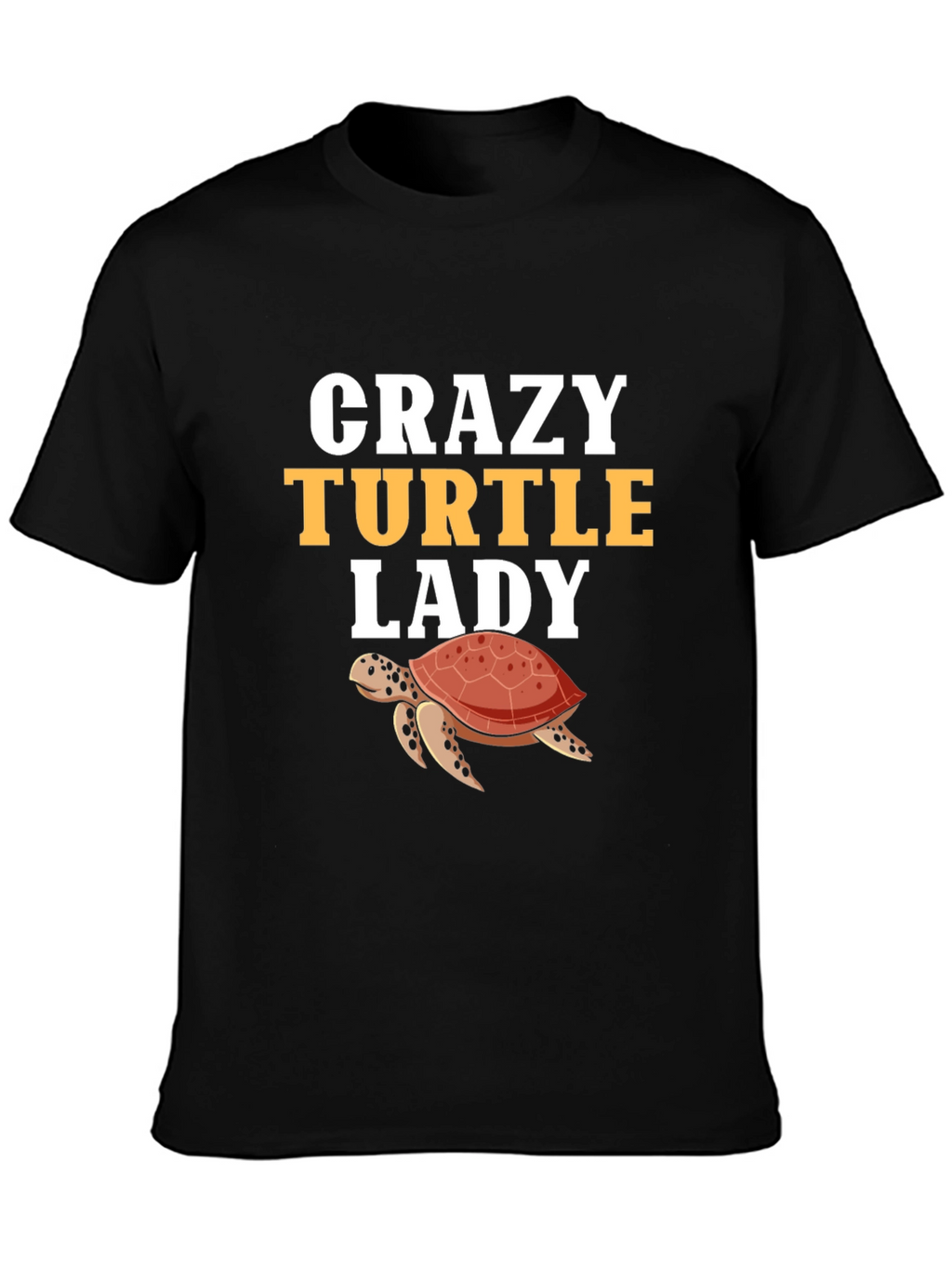 Crazy Turtle Lady Graphic T-Shirt