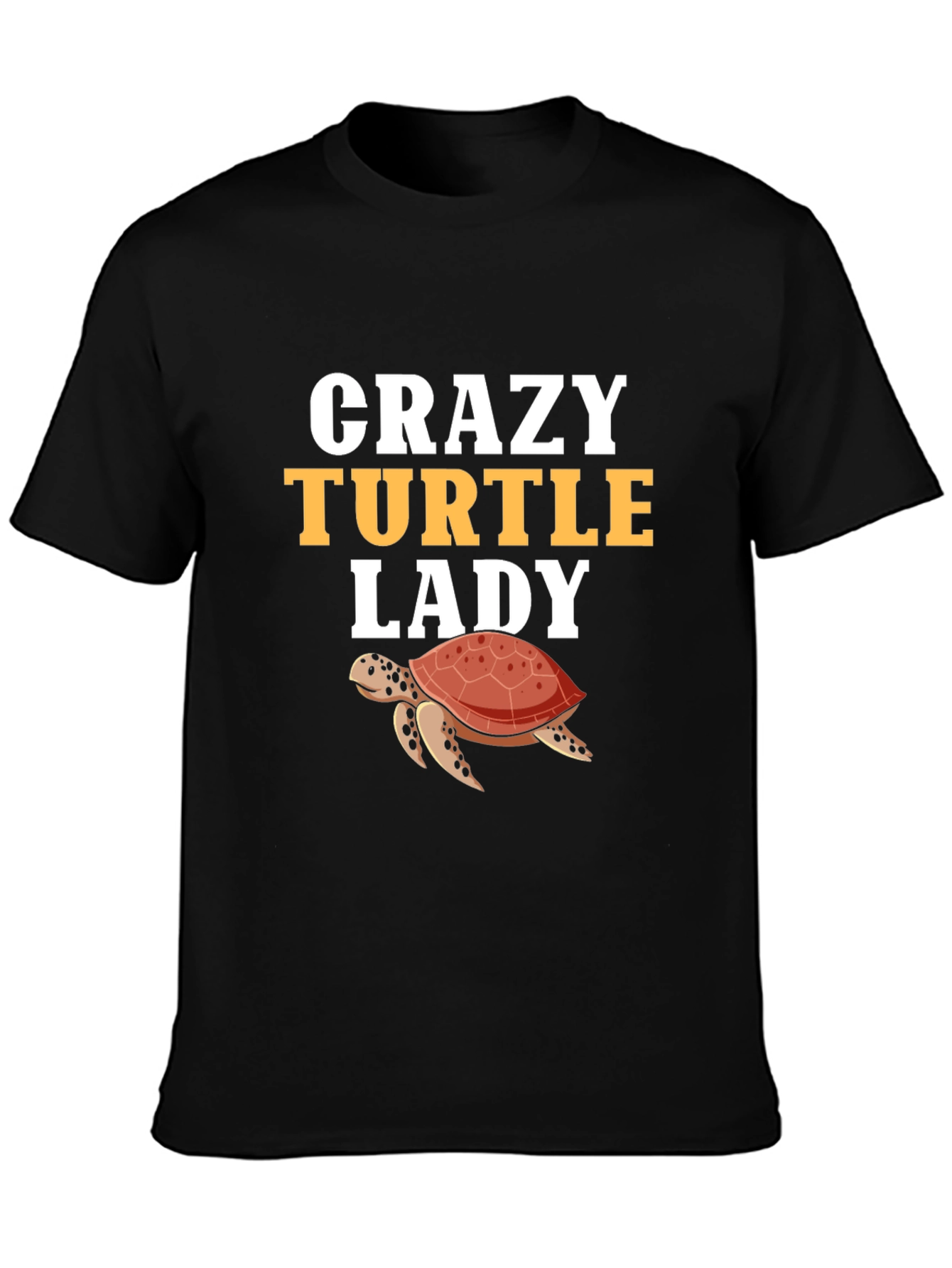 Crazy Turtle Lady Graphic T-Shirt