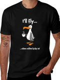 Ill Fly... Seagull Coffee Graphic Tee