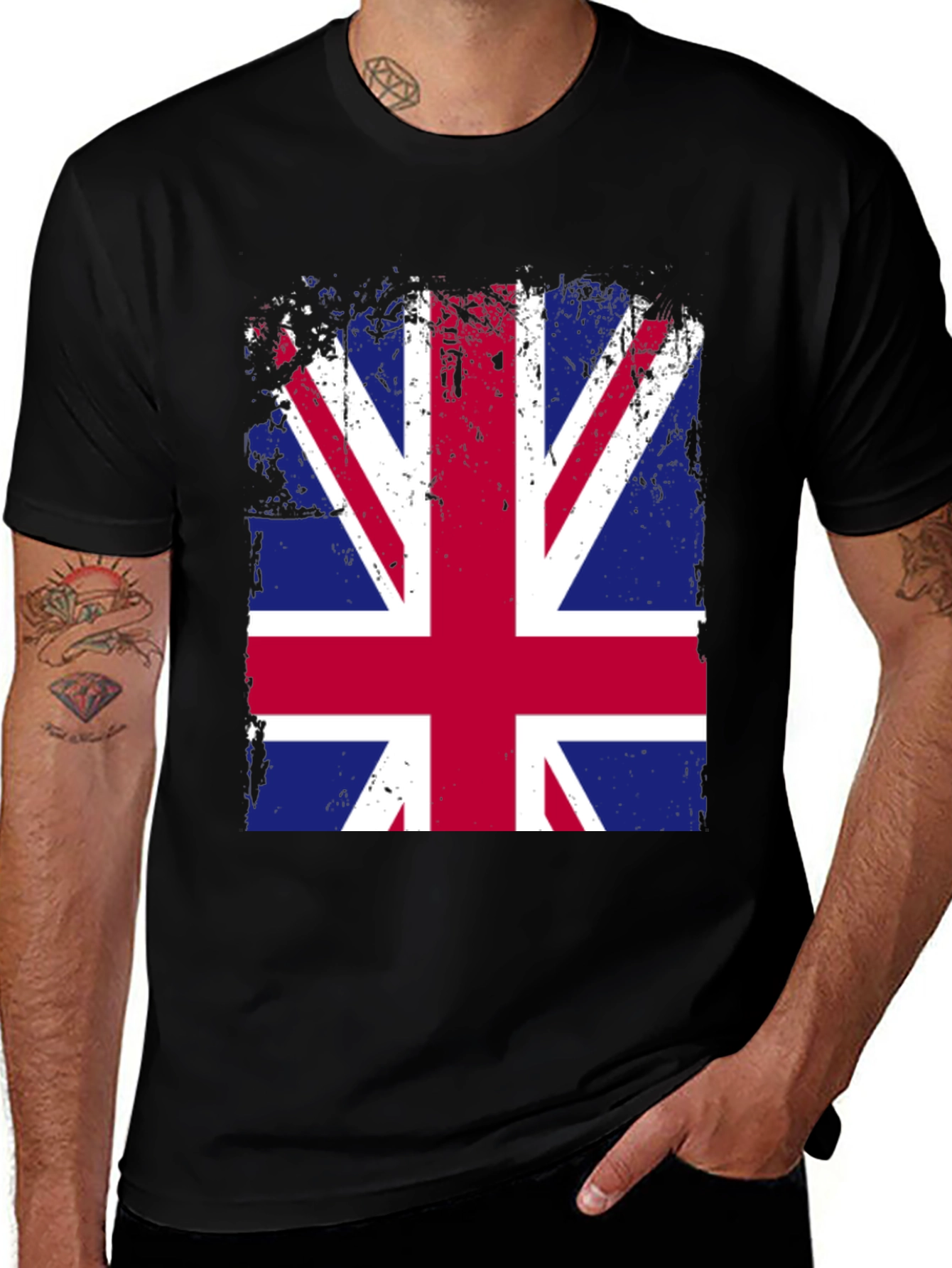 Union Jack Flag Graphic Tee