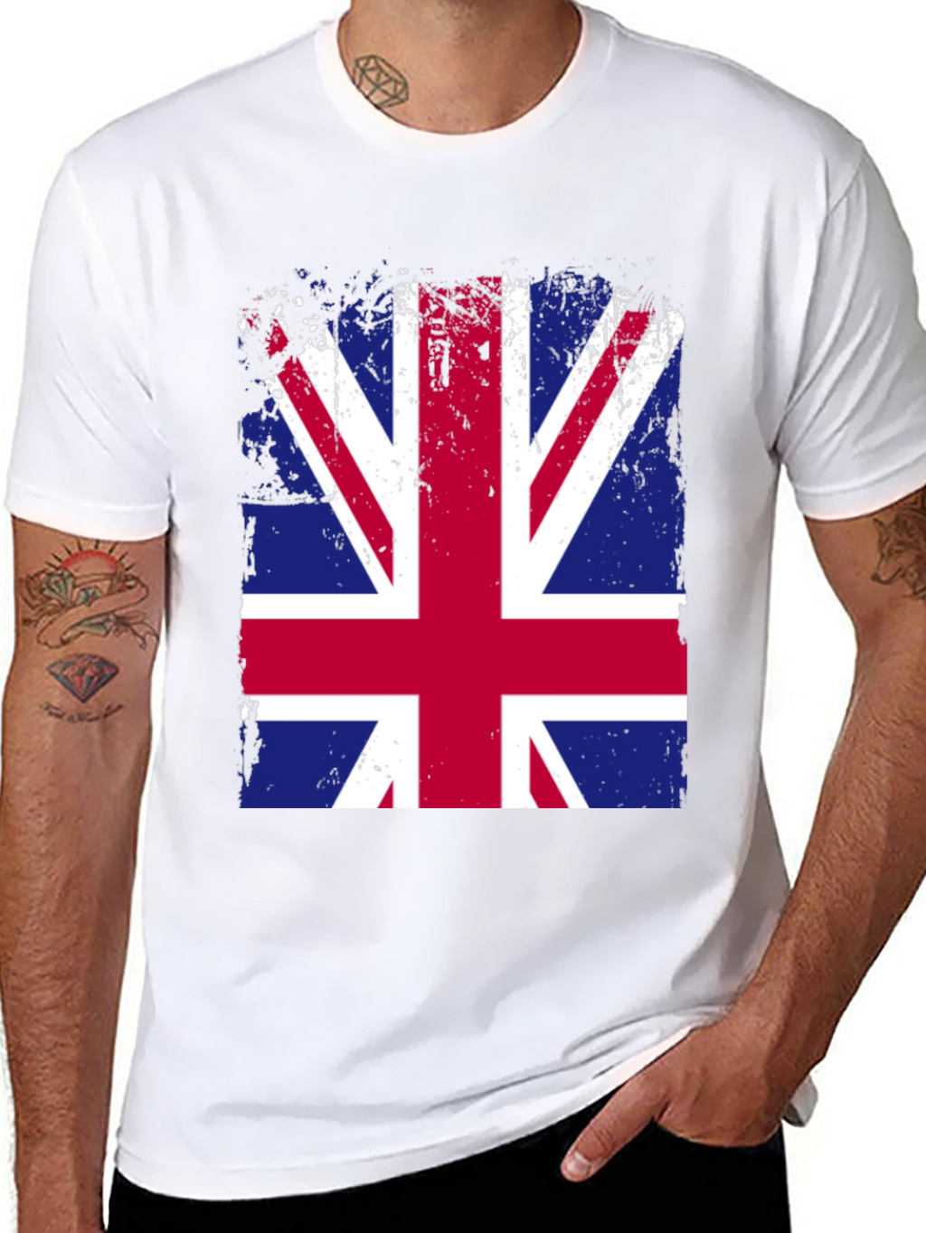 Union Jack Flag Graphic Tee