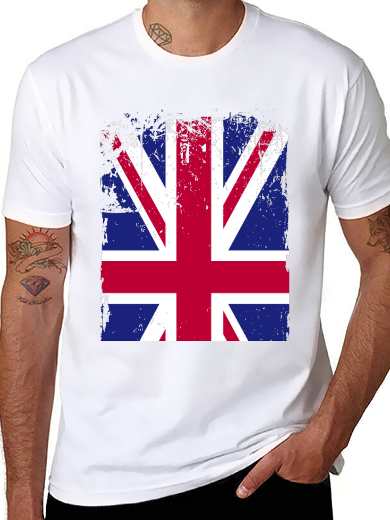 Union Jack Flag Graphic Tee