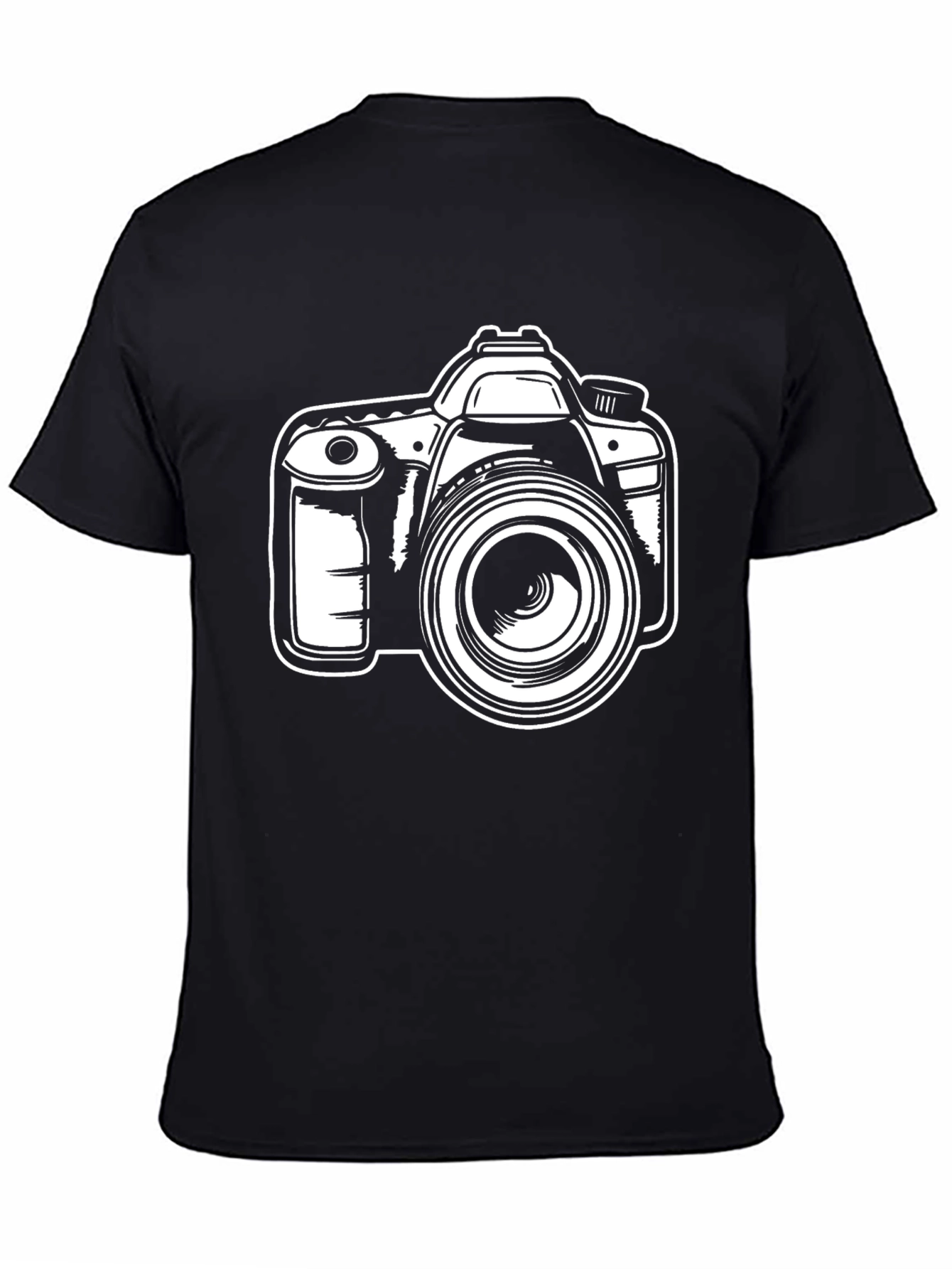 Camera Graphic Black T-Shirt