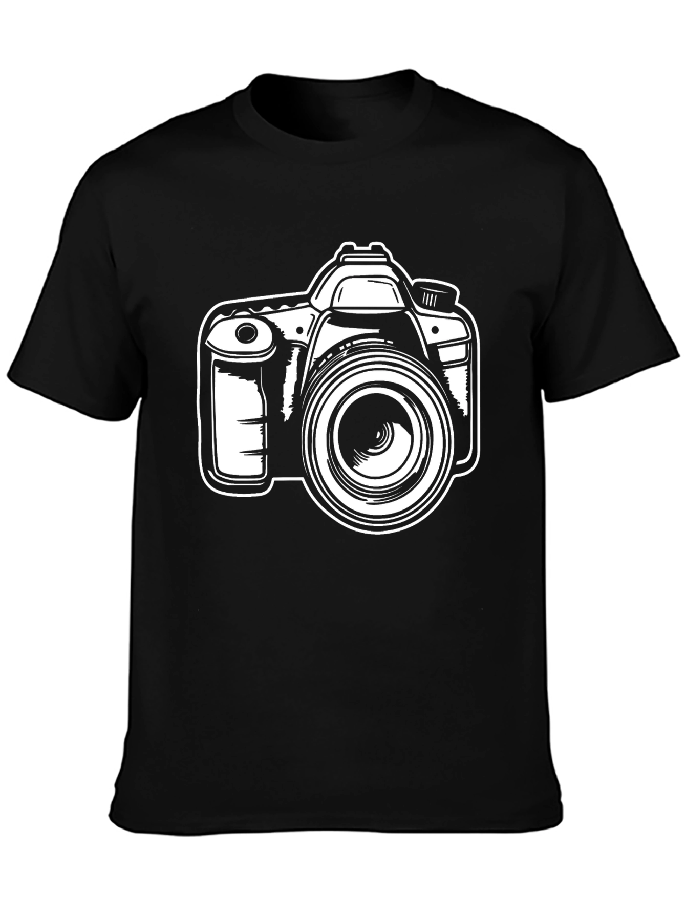 Camera Graphic Black T-Shirt