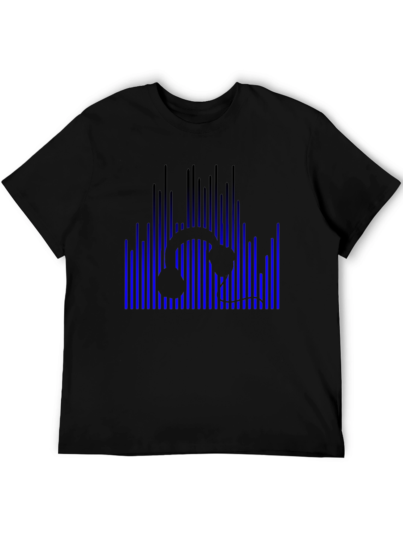 Headphone Graphic Tee - Black