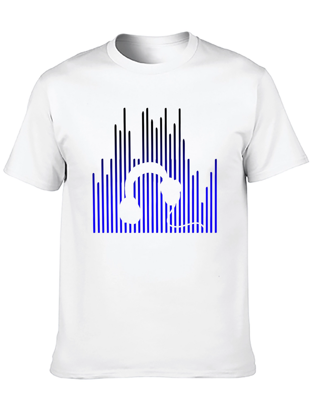 Headphone Graphic Tee - Black