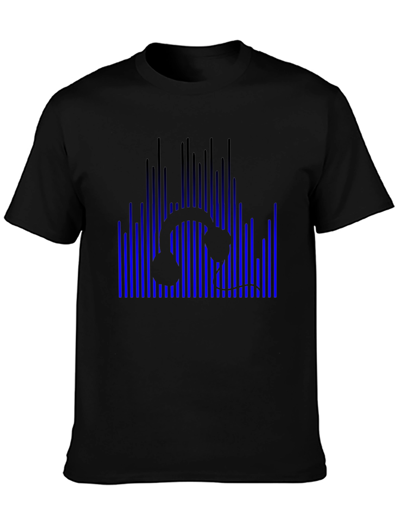 Headphone Graphic Tee - Black
