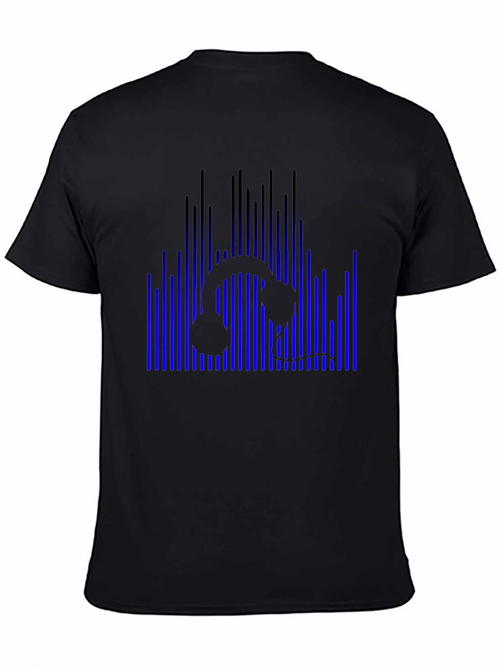 Headphone Graphic Tee - Black