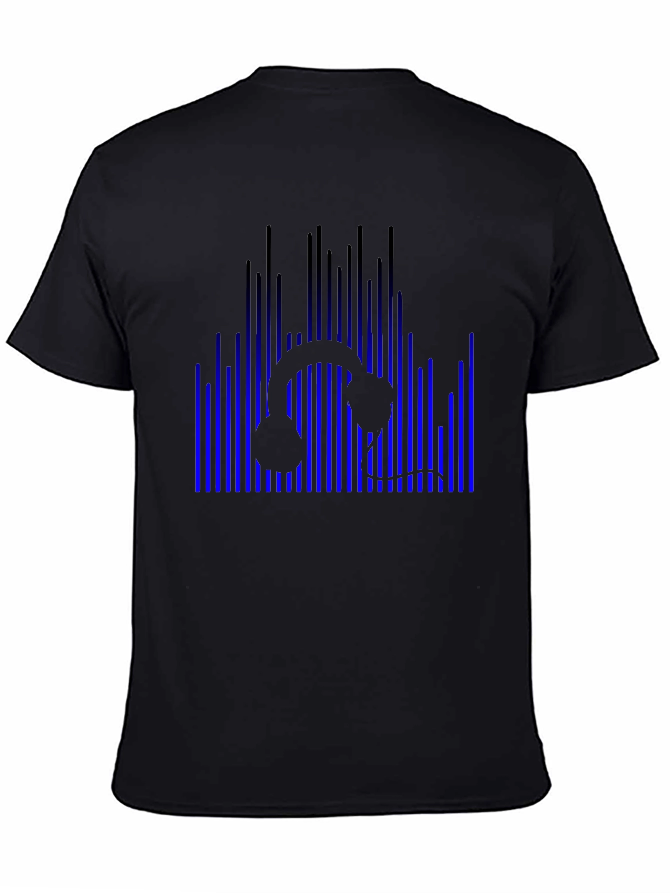 Headphone Graphic Tee - Black