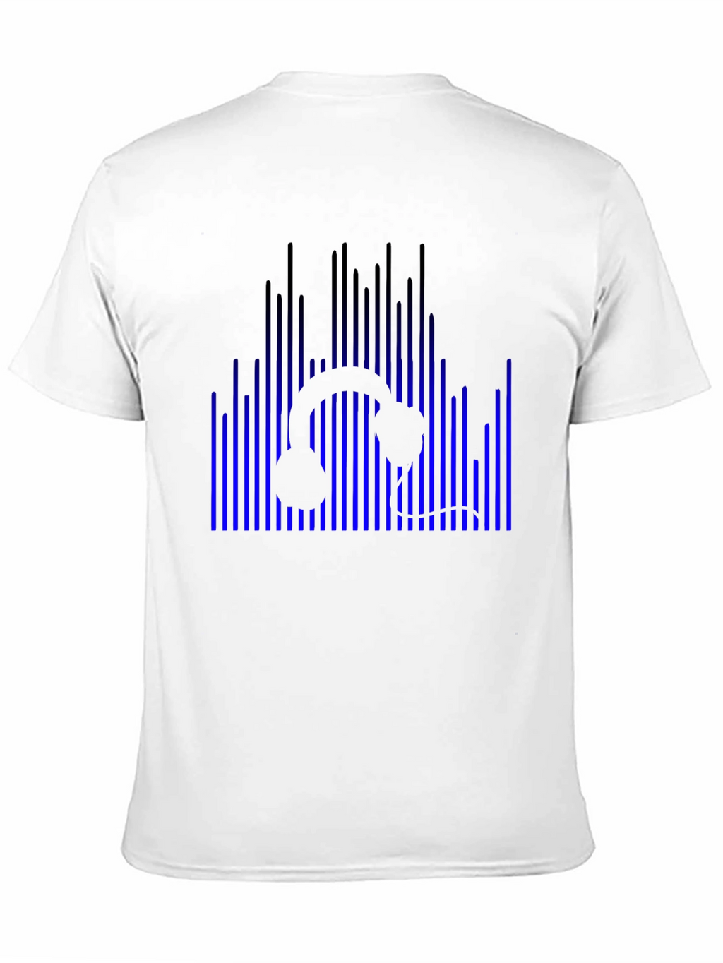 Headphone Graphic Tee - Black