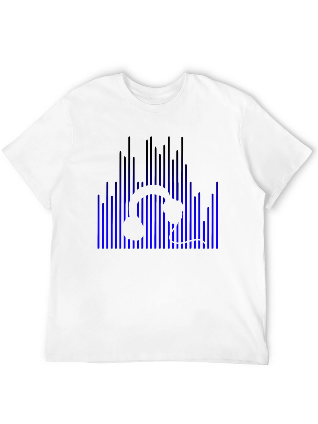 Headphone Graphic Tee - Black