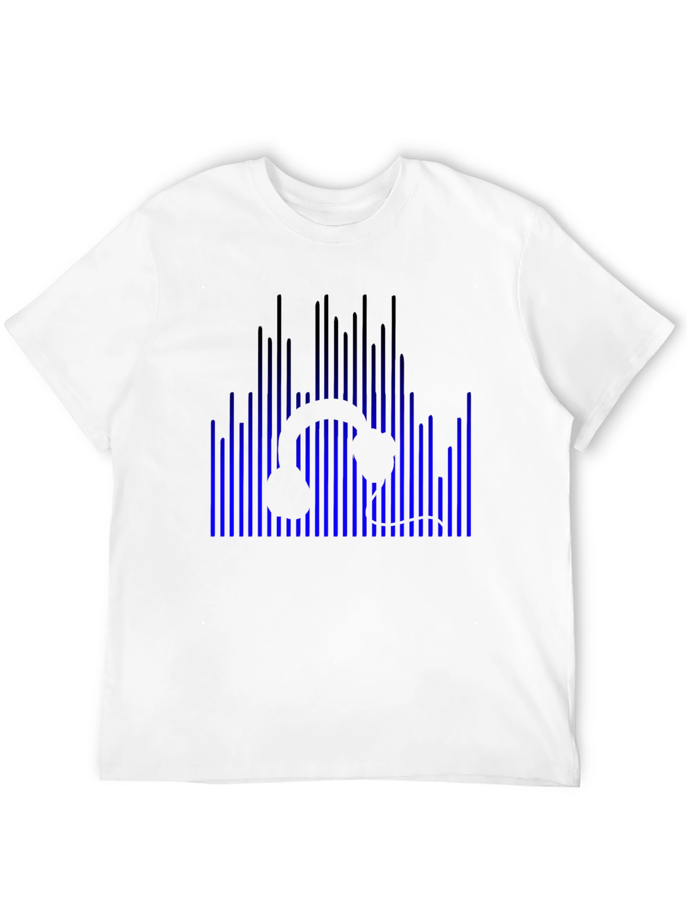 Headphone Graphic Tee - Black
