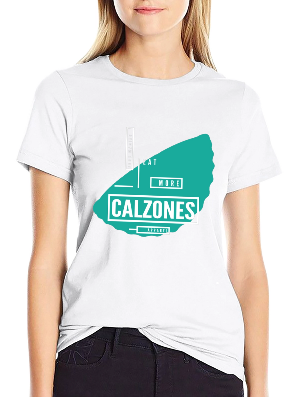 Eat More Calzones Mens Graphic Tee