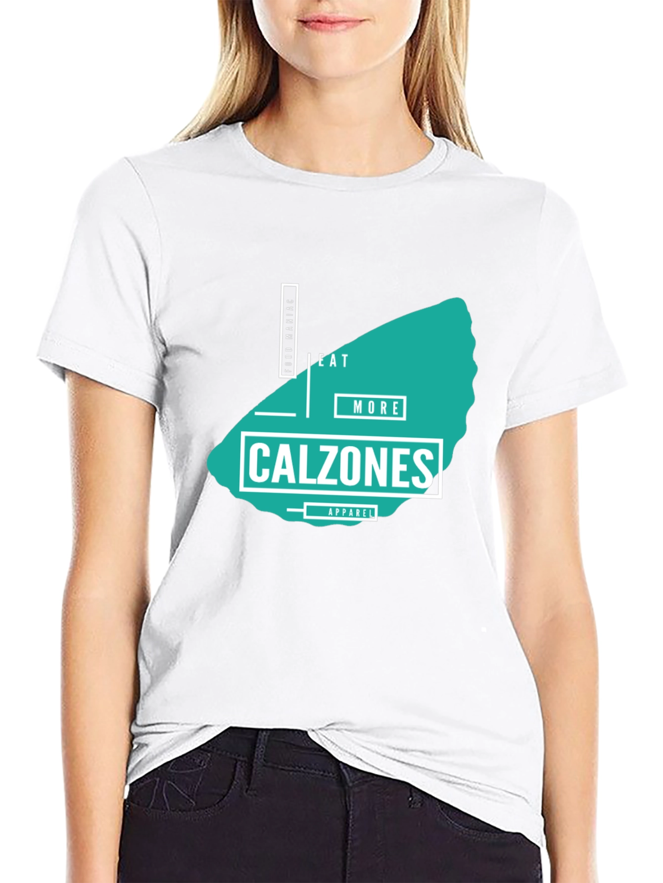 Eat More Calzones Mens Graphic Tee