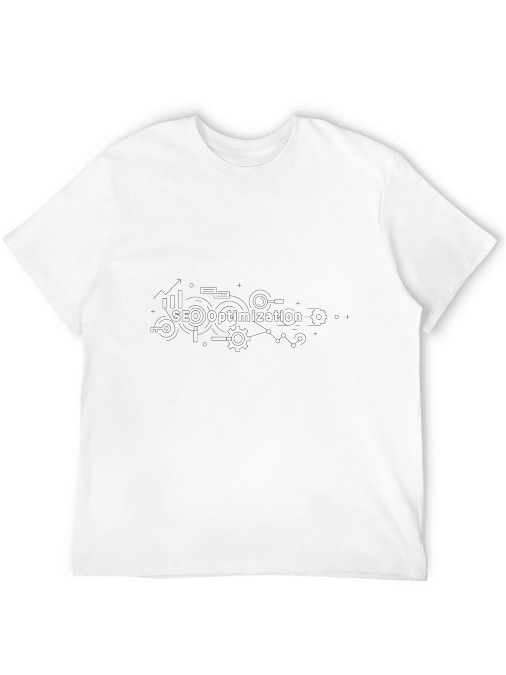 Mens Solid Black Short Sleeve Crew Neck T-Shirt