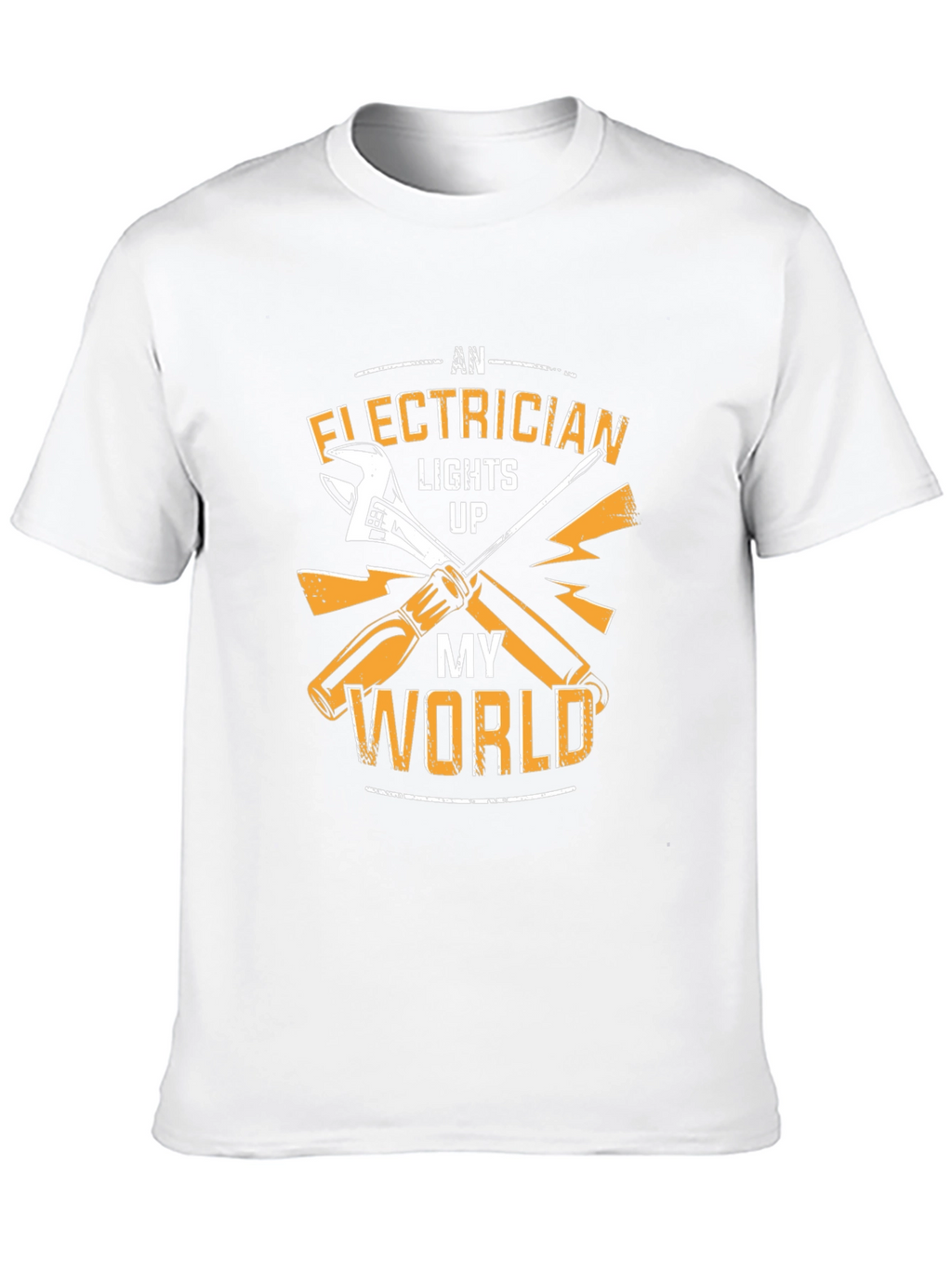 Electrician Lights Up My World Graphic T-Shirt