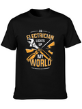 Electrician Lights Up My World Graphic T-Shirt