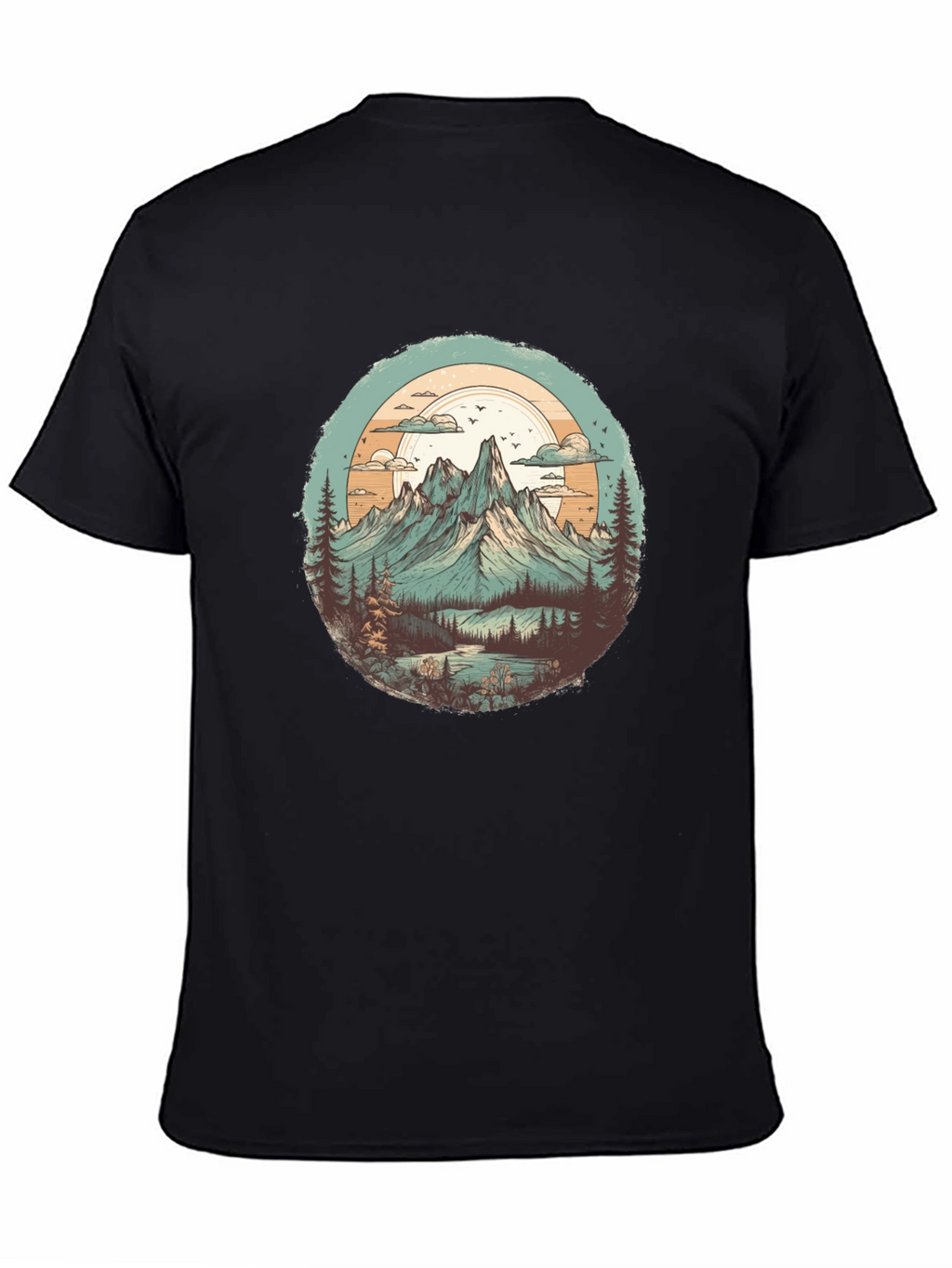 Mountain Landscape Graphic Tee
