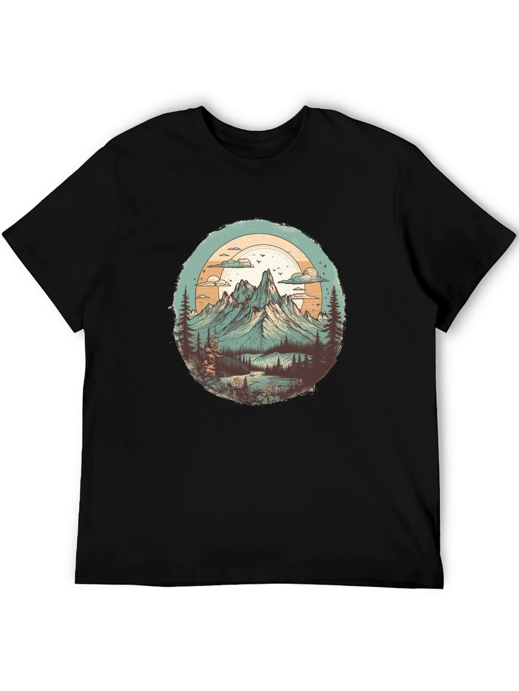 Mountain Landscape Graphic Tee