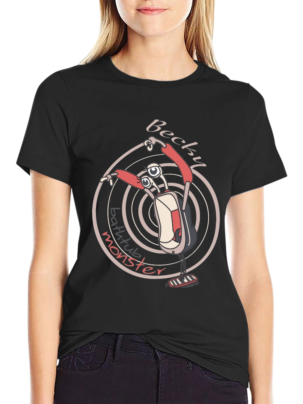 Becky Bathtub Monster Graphic Tee