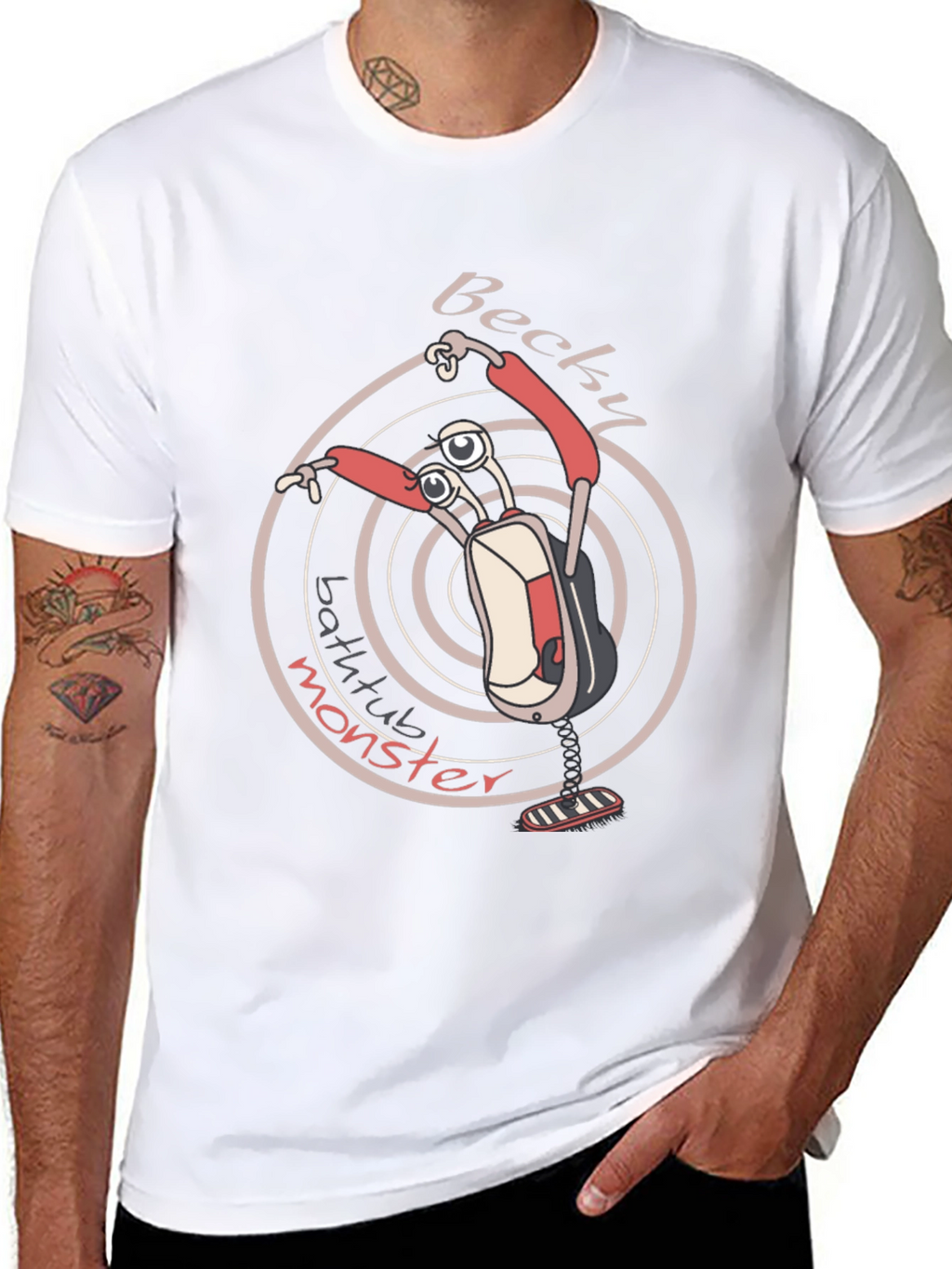 Becky Bathtub Monster Graphic Tee