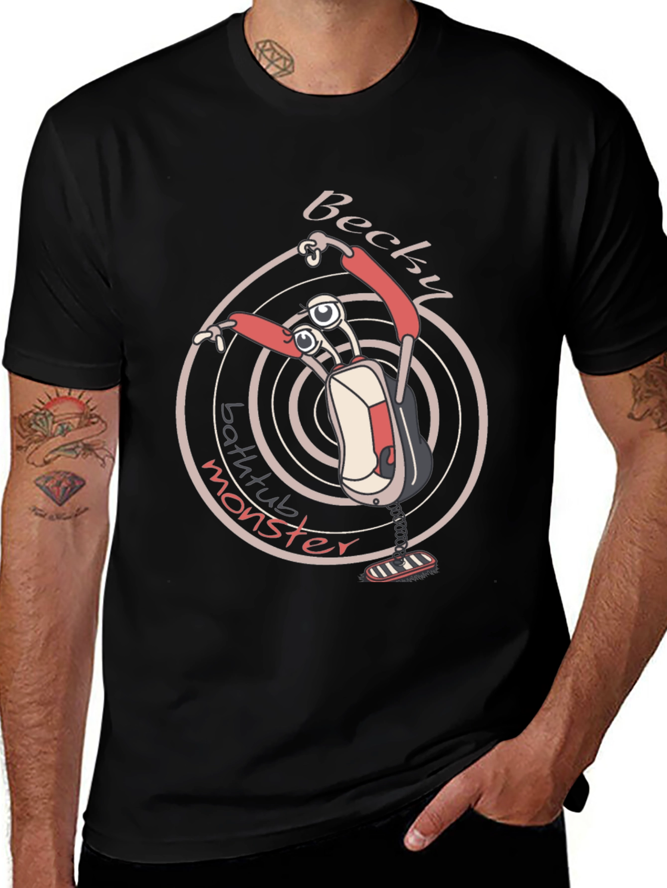 Becky Bathtub Monster Graphic Tee