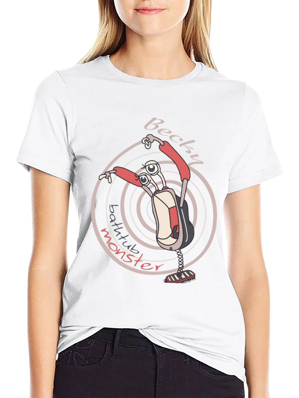Becky Bathtub Monster Graphic Tee